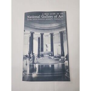 A Brief Guide to the: National Gallery of Art - Washington DC - 1975 brochure